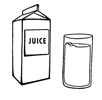 Apple Juice Coloring Pages